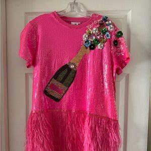 Sequin Birthday Queen - NEW never worn. Size would also fit a M not fitted.